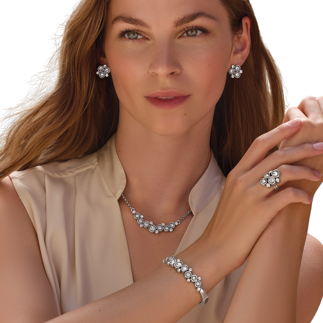 Brighton Women's Constella Clear Silver Necklace