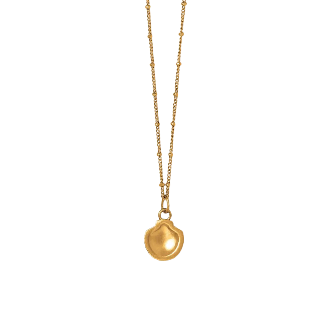 Brighton Women's Voyage Mini Shell Gold Necklace