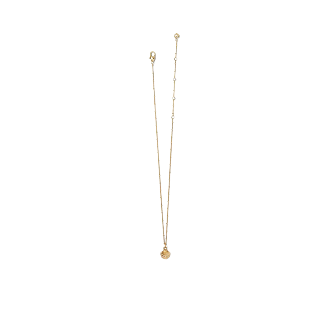 Brighton Women's Voyage Mini Shell Gold Necklace