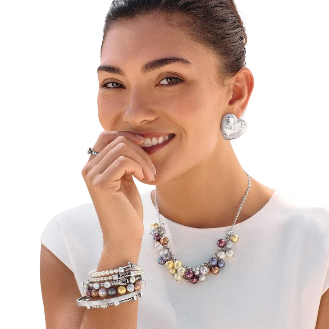 Brighton Women's Pearlicious Silver Pearl Necklace