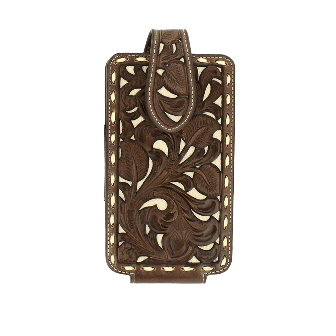 Nocona Unisex Laced Edge Brown Phone Case
