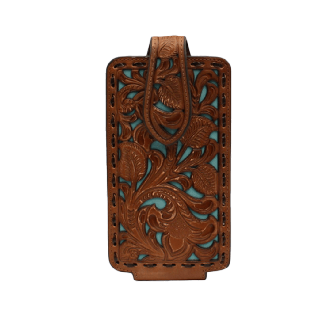 Nocona Unisex Floral Laced Brown Cell Phone Case