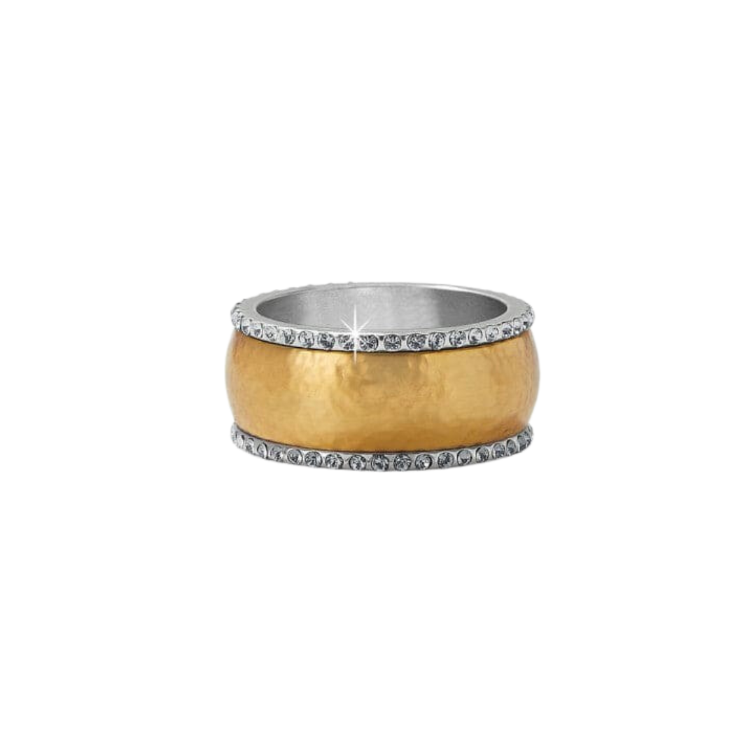 Brighton Women's Meridian Geo Band Gold Ring