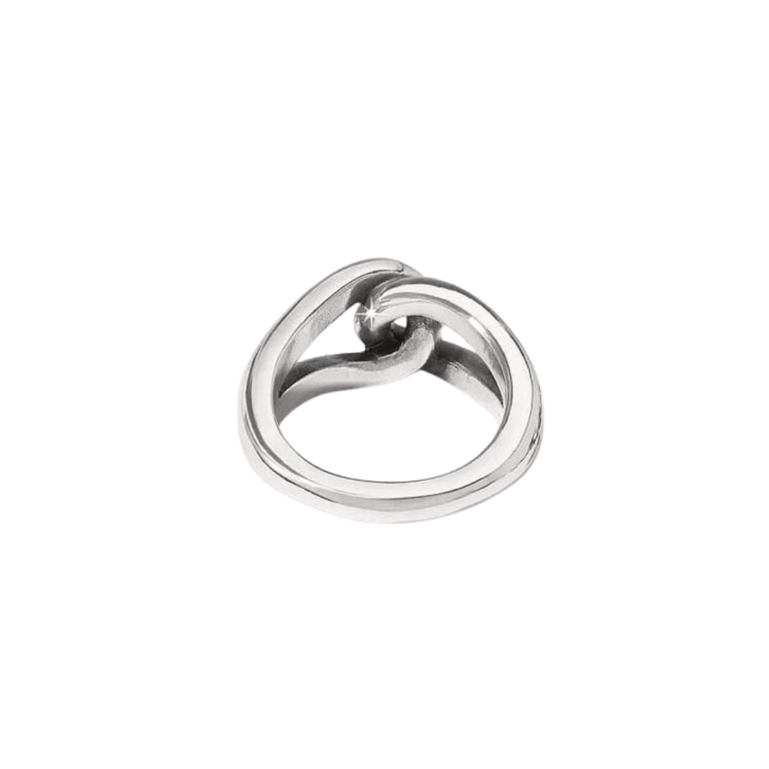 Brighton Women's Interlok Bold Silver Ring