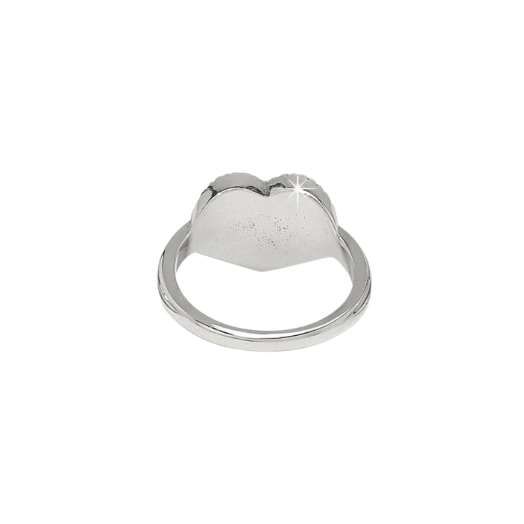 Brighton Women's Illumina Celeste Heart Silver Ring