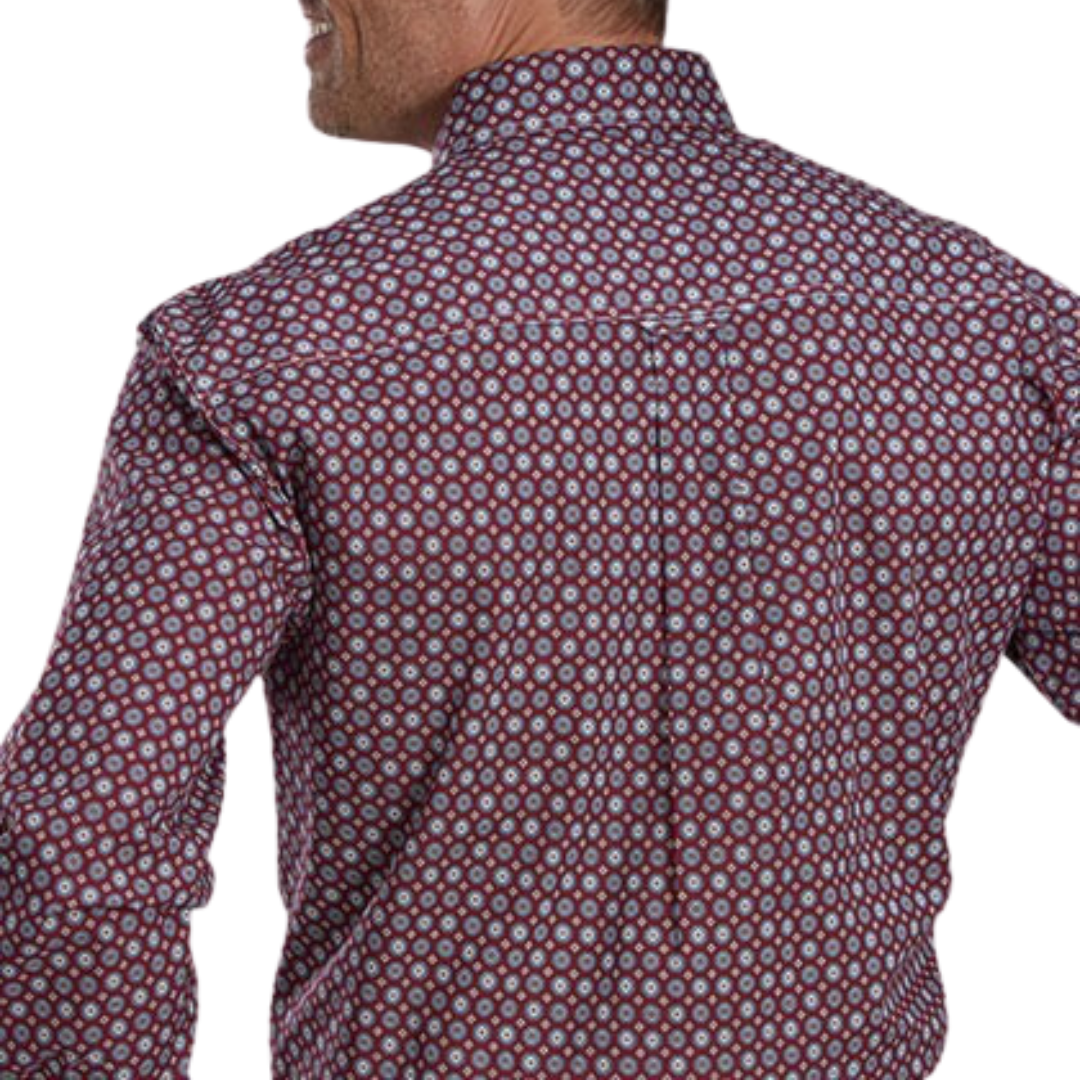 Roper Men's Red Highway Foulard Shirt