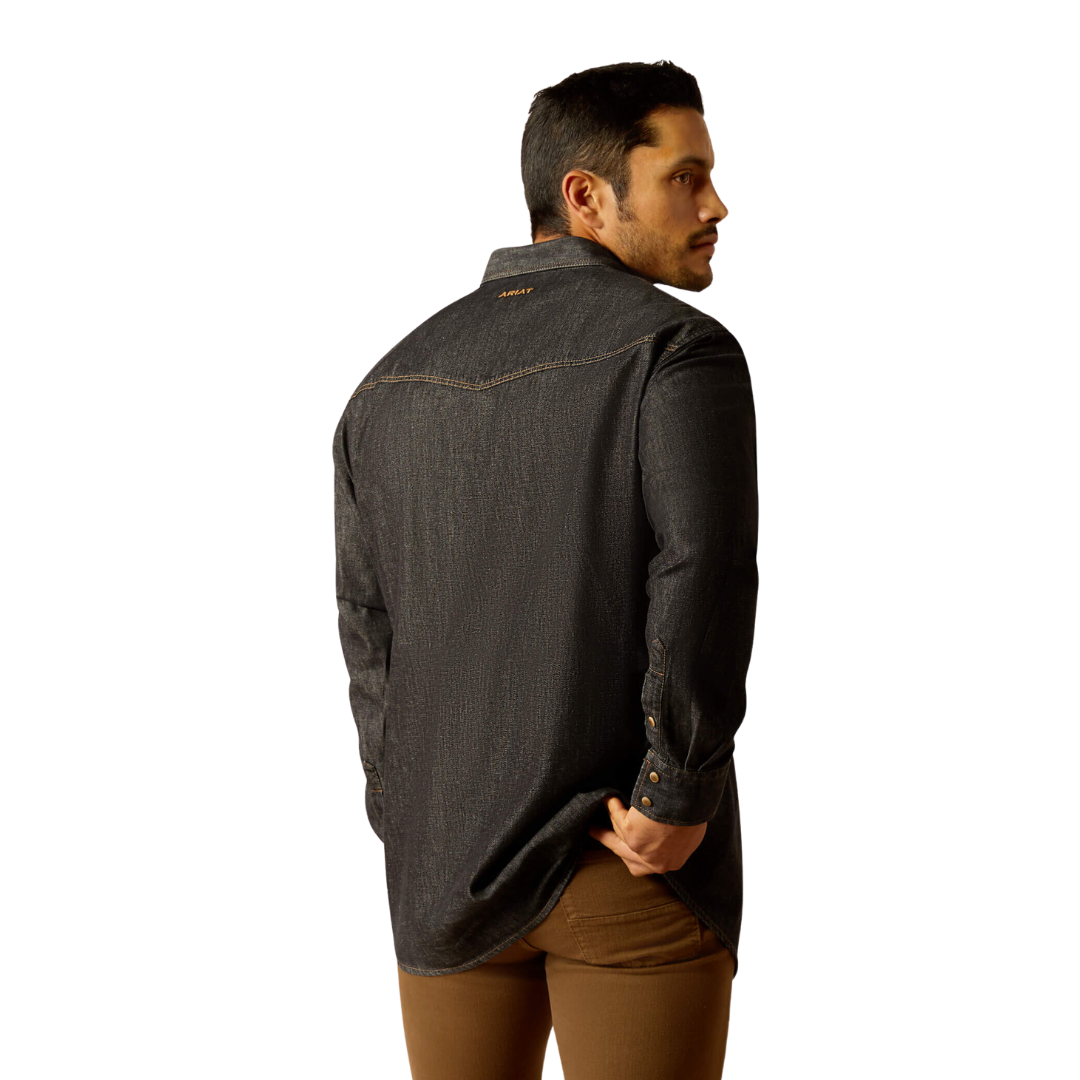 Ariat Men's Denim Black Rinse Shirt