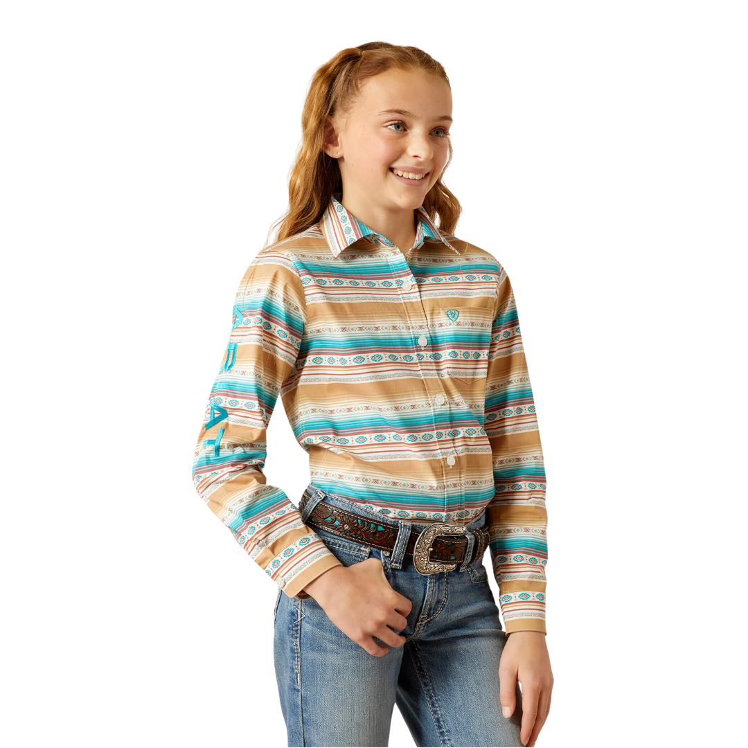 Ariat Youth Girl's Kirby Fallon Serape Print Shirt