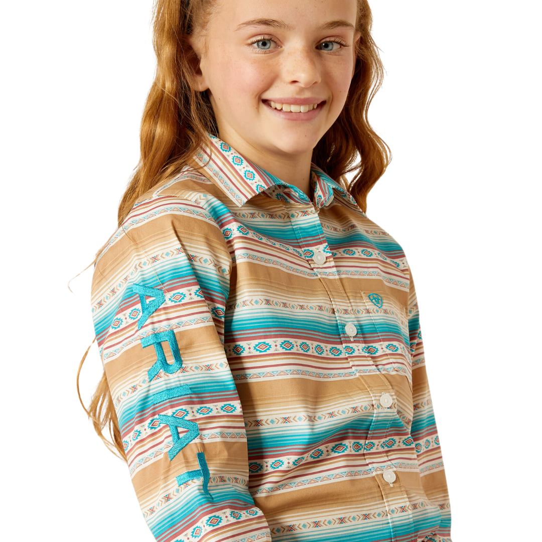 Ariat Youth Girl's Kirby Fallon Serape Print Shirt