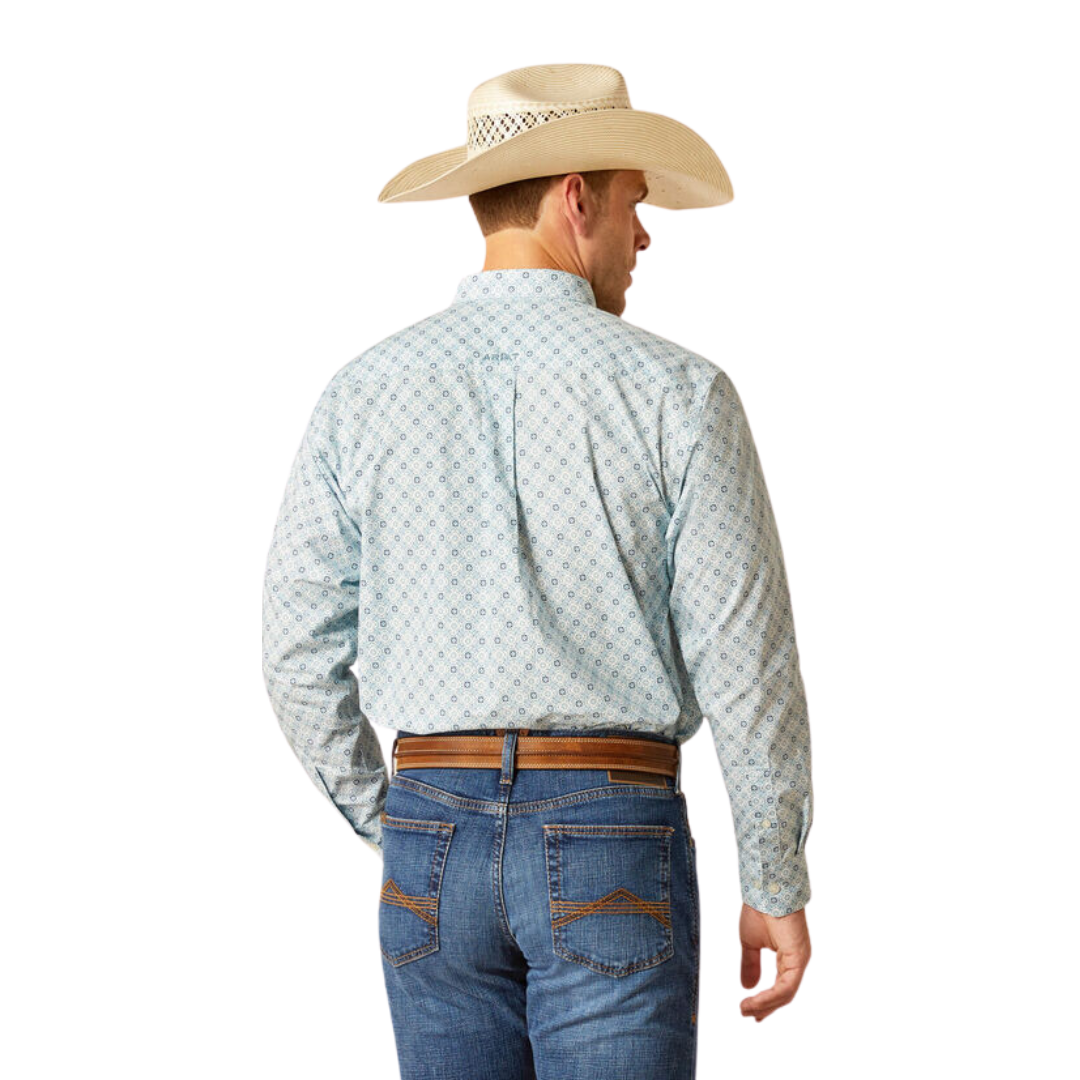 Ariat Men's Eamon Classic Fit Blue Heaven Shirt