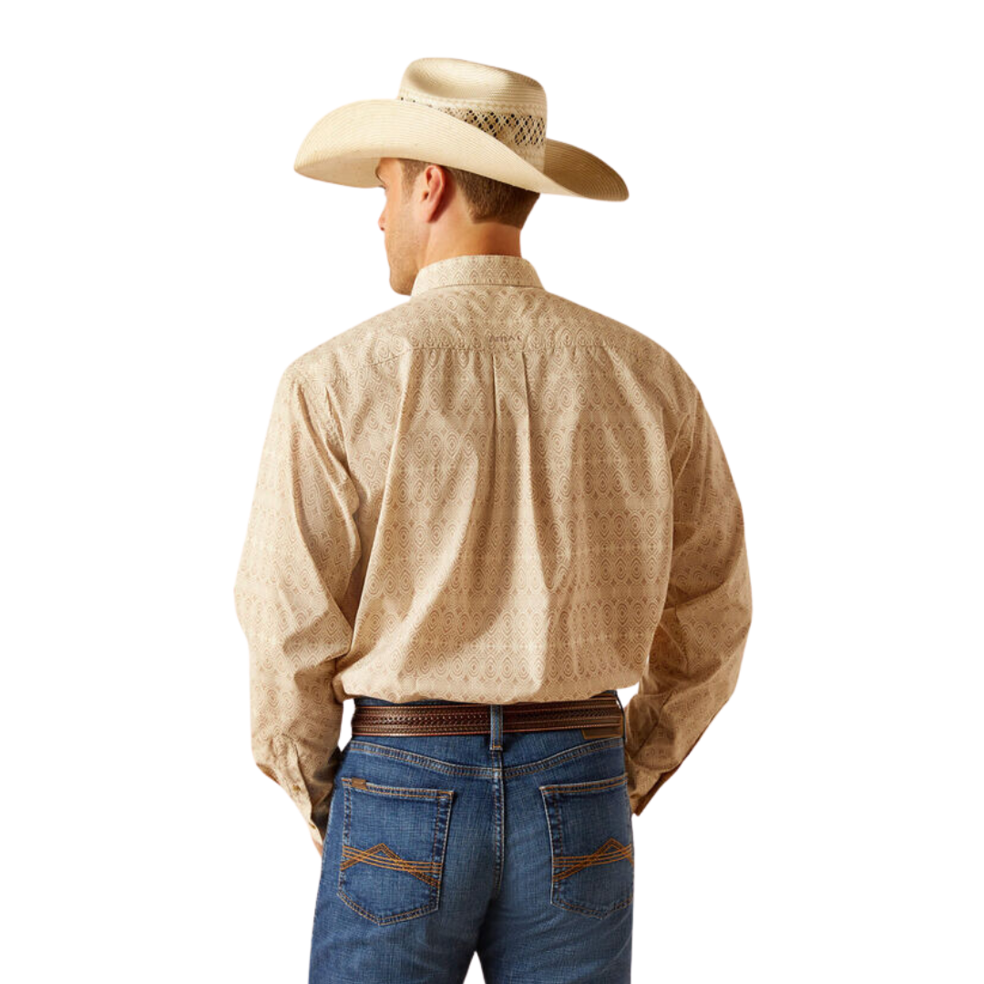 Ariat Men's 360 Air Flow Classic Fit Simply Taupe Shirt