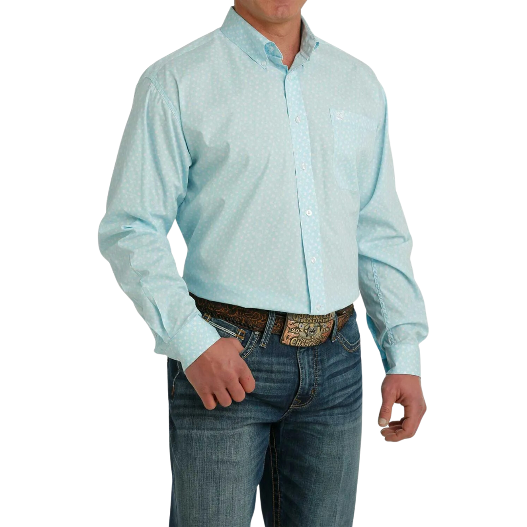 Cinch Men's Light Blue Shirt