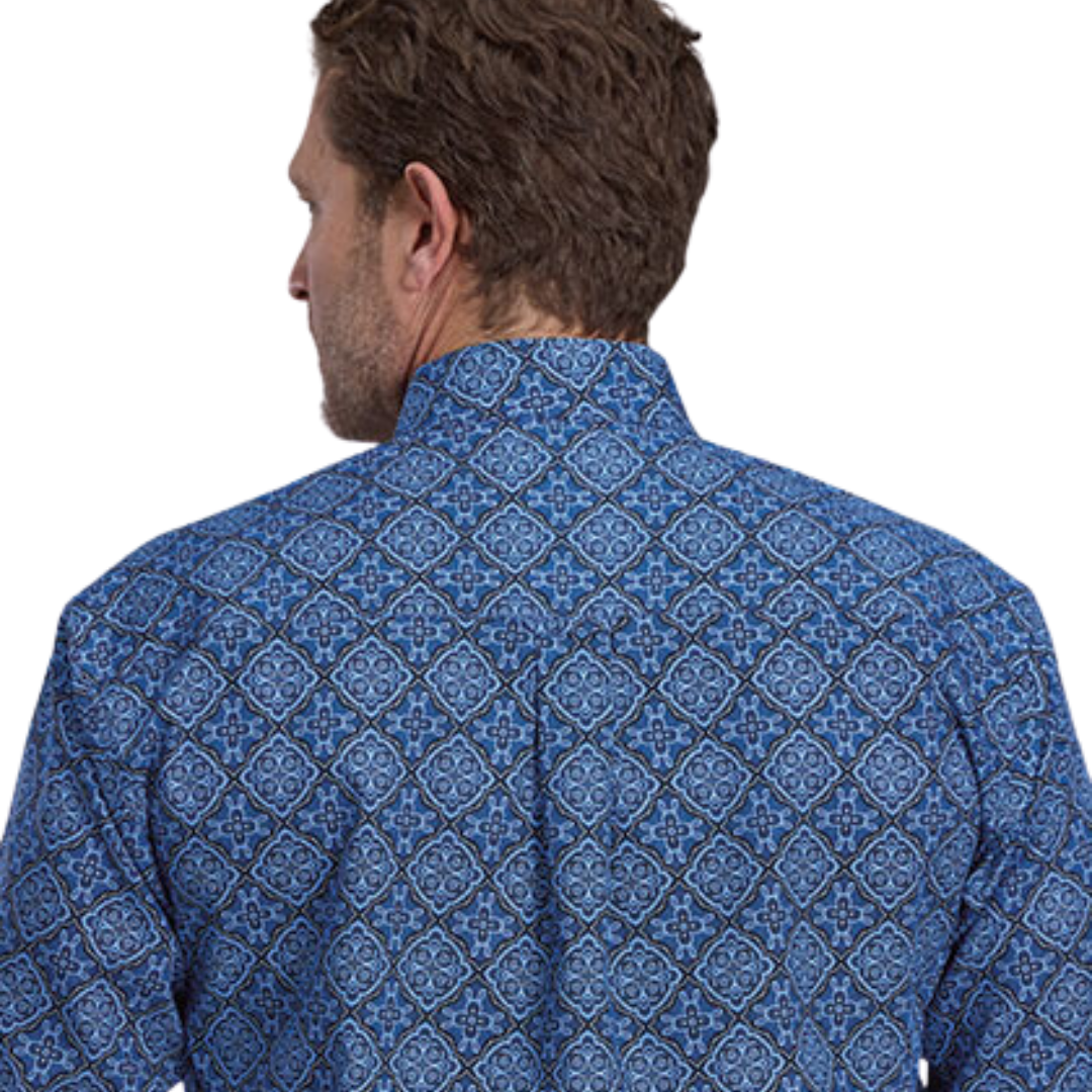 Roper Men's Sapphire Blue Shirt