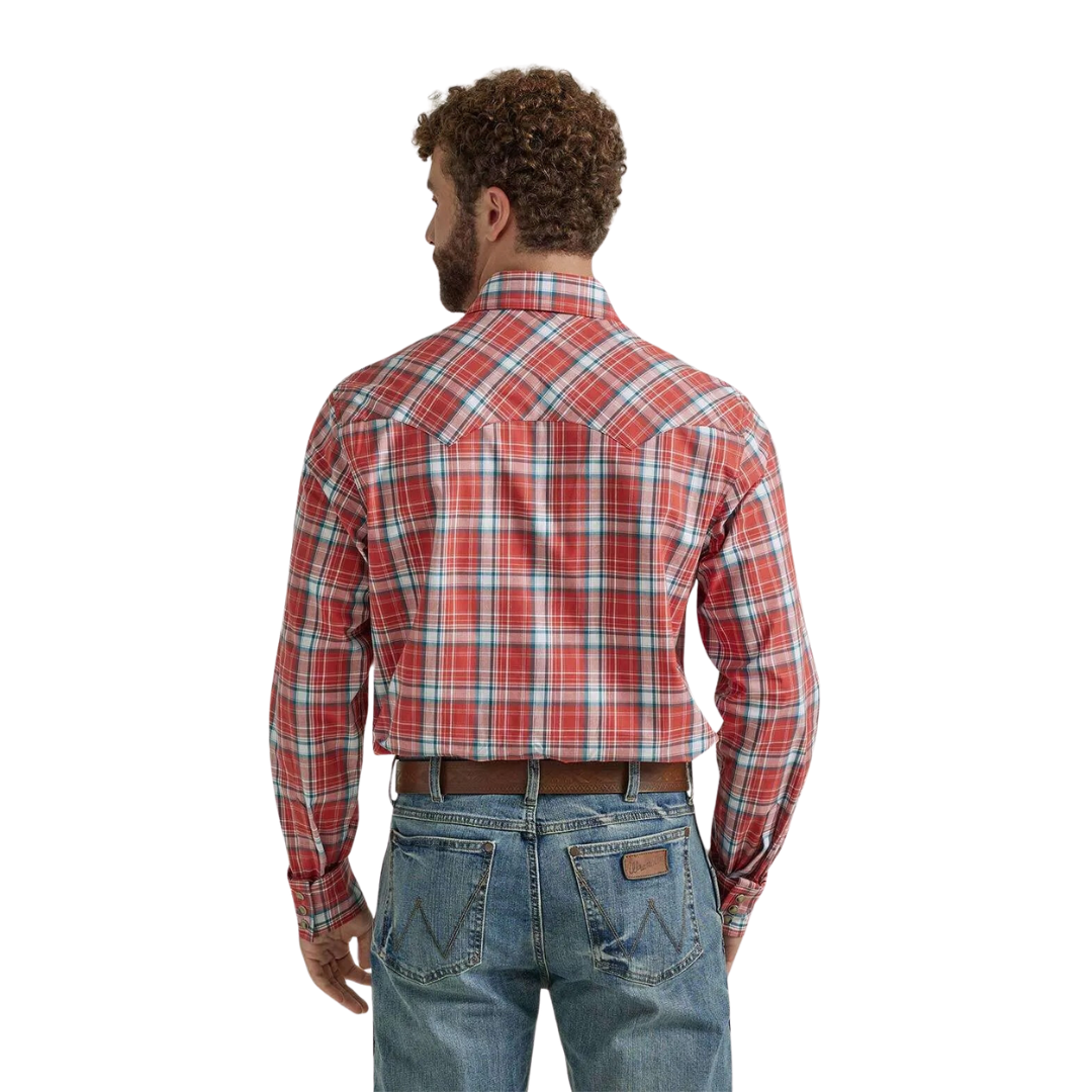 Wrangler Men's Snap Red Shirt