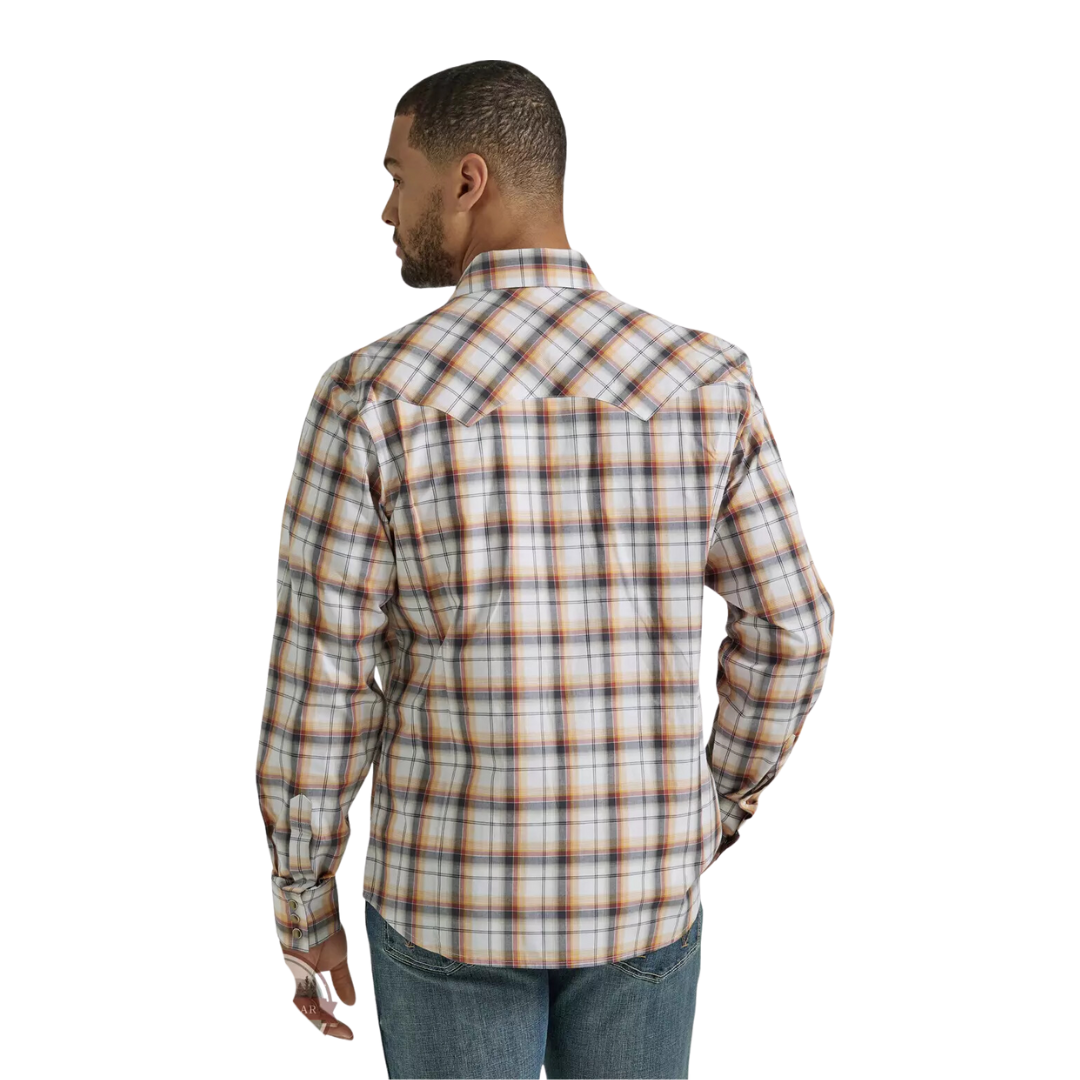 Wrangler Men's Plaid Classic Black Shirt