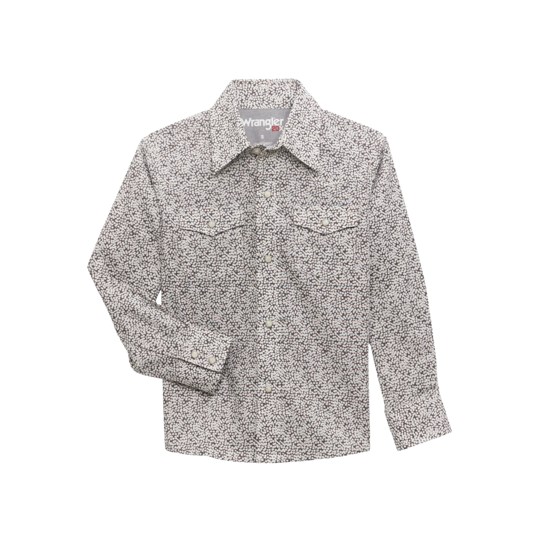 Wrangler Youth Boy's 20X Comfort Gray Shirt