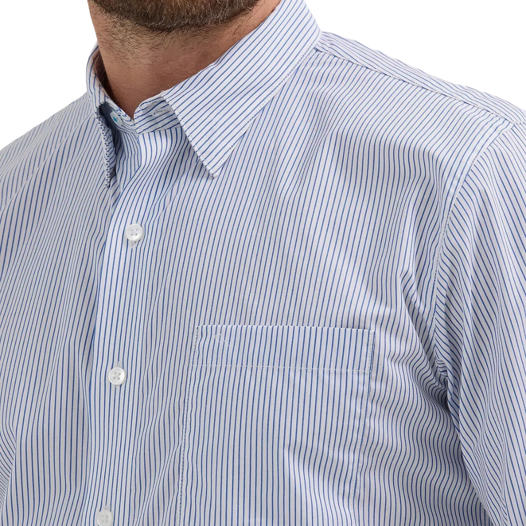 Wrangler Men's Cody Johnson Blue Stripe