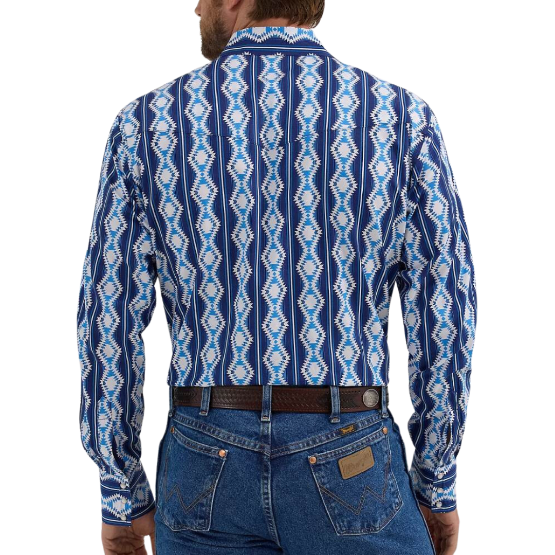 Wrangler Men's Checotah Sea Serape Shirt