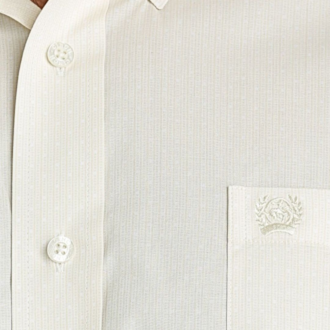 Cinch Men's Print Western Cream Shirt