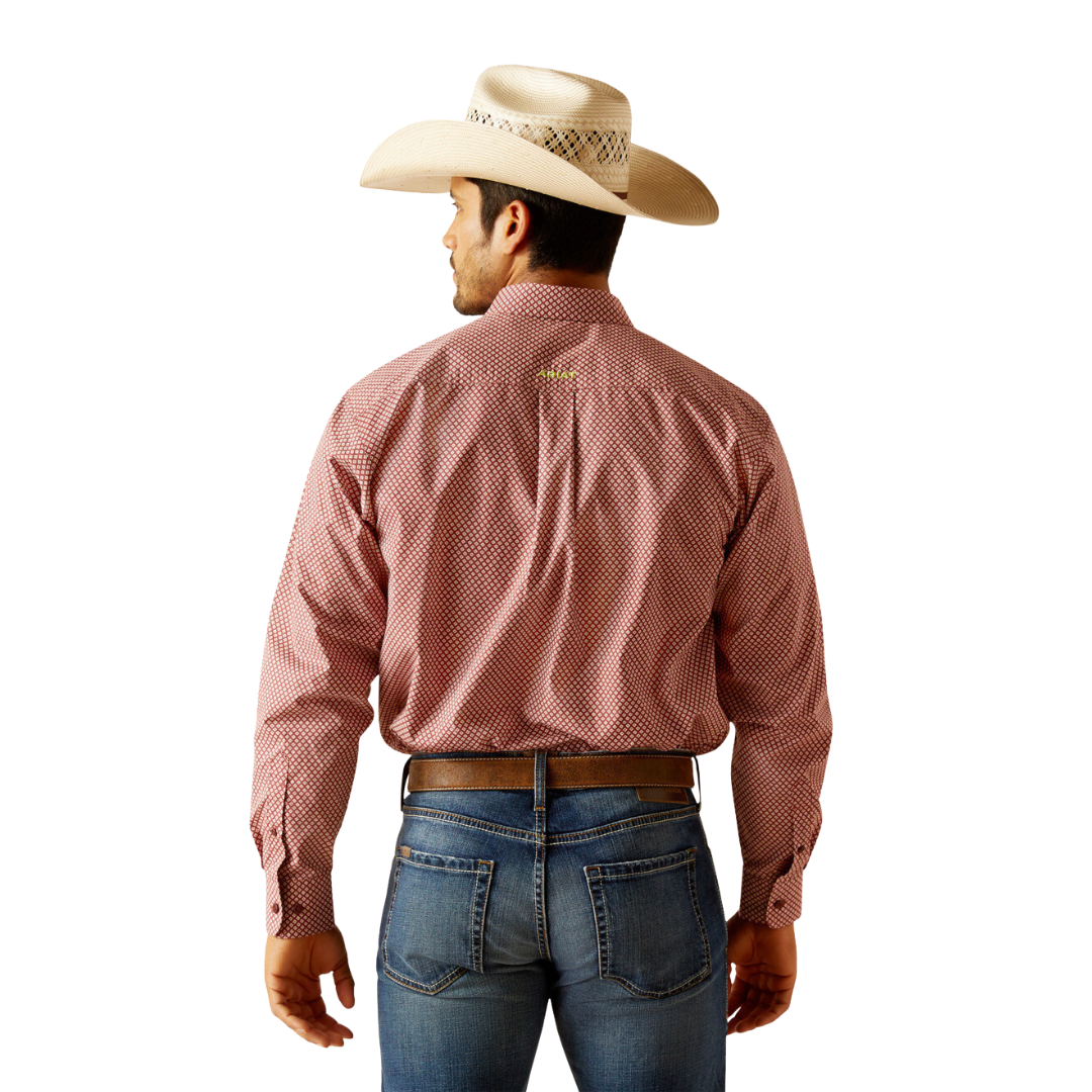 Ariat Men's Teegan Button Down Syrah Shirt