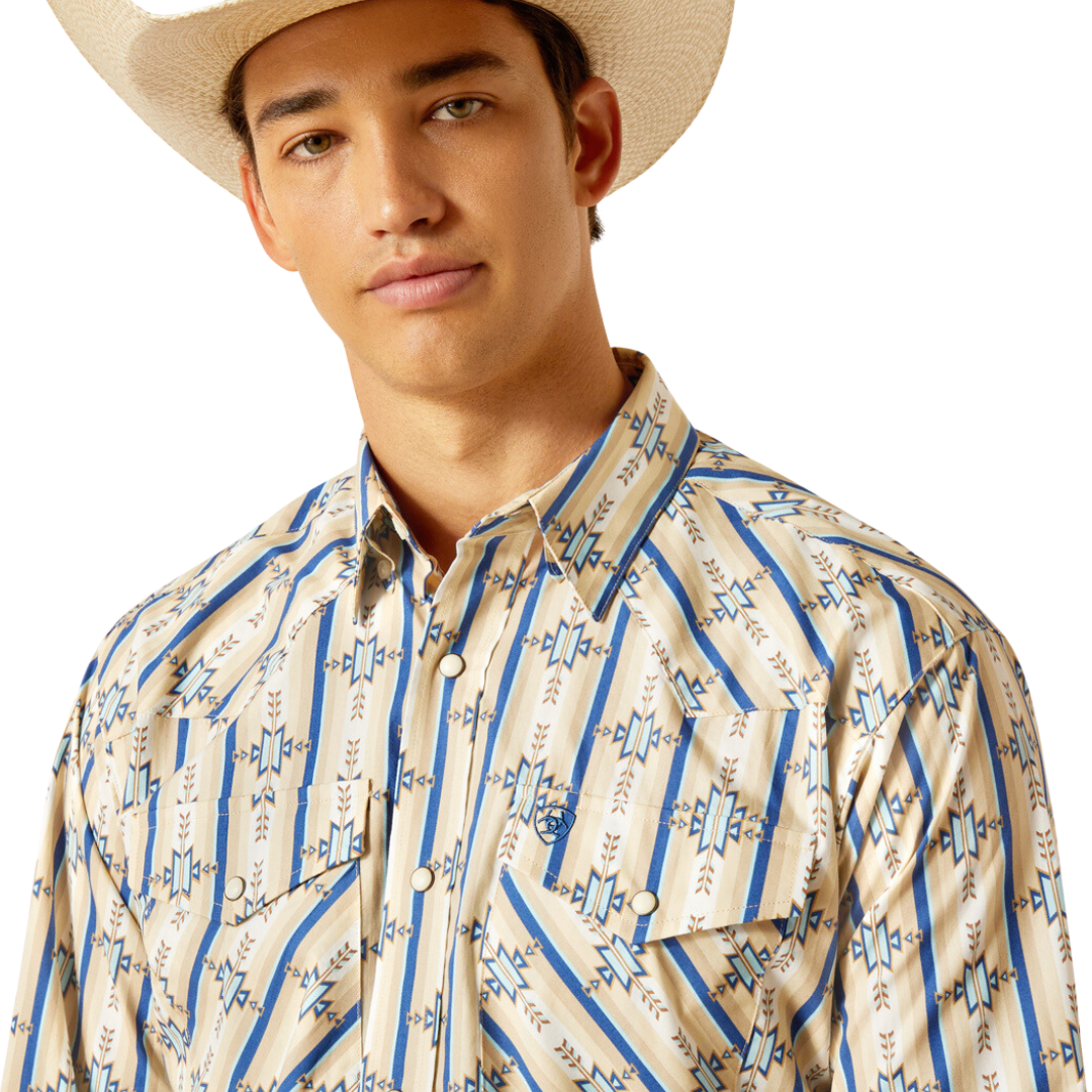 Ariat Men's Preston Snap White Shirt
