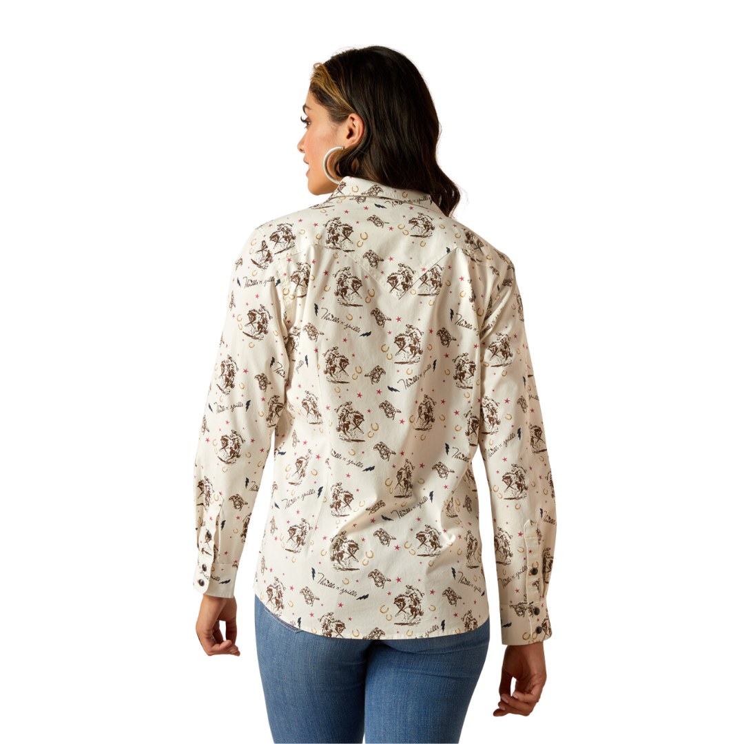 Ariat Women's Spills Snap Thrilling Print Shirt
