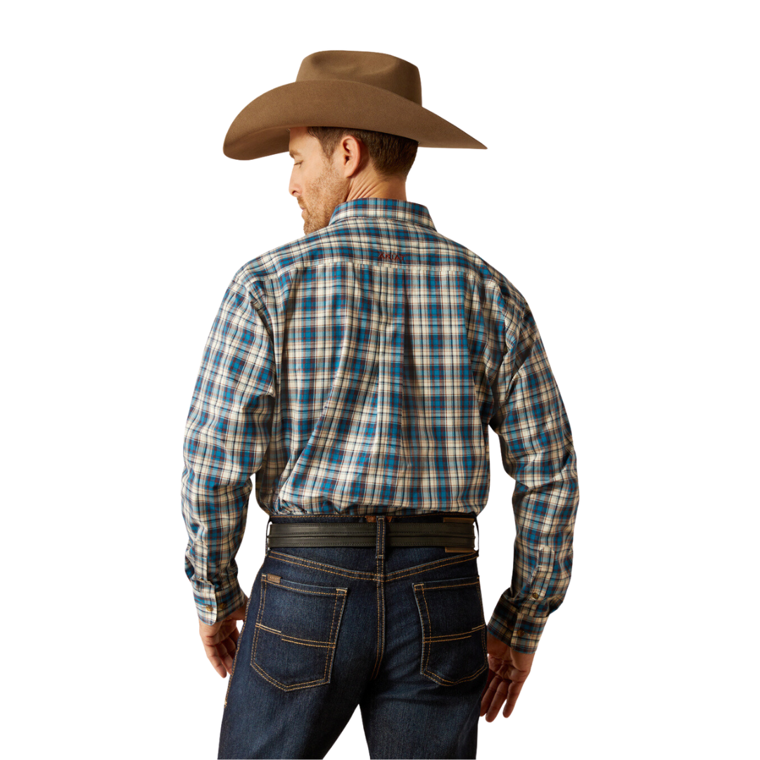 Ariat Men's Pro Parrin Teal Shirt