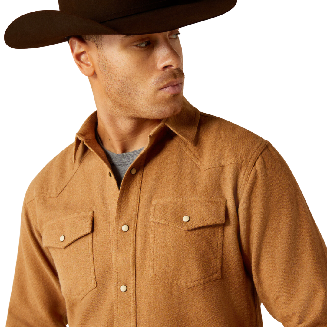 Ariat Men's Hyde Retro Pale Khaki Shirt