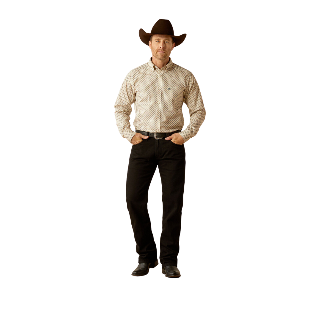 Ariat Men's Fraiser Cream Shirt