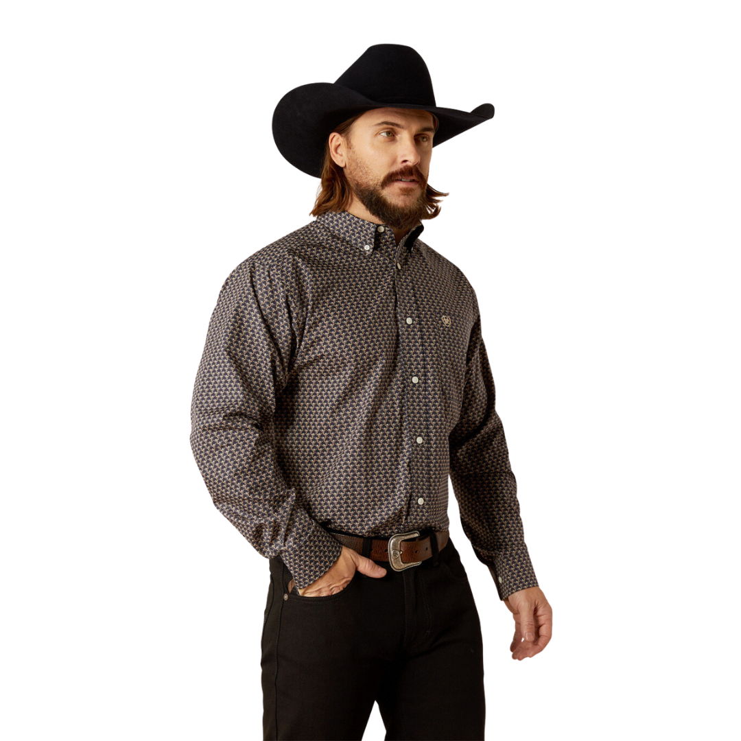 Ariat Men's Fields Dark Green Shirt