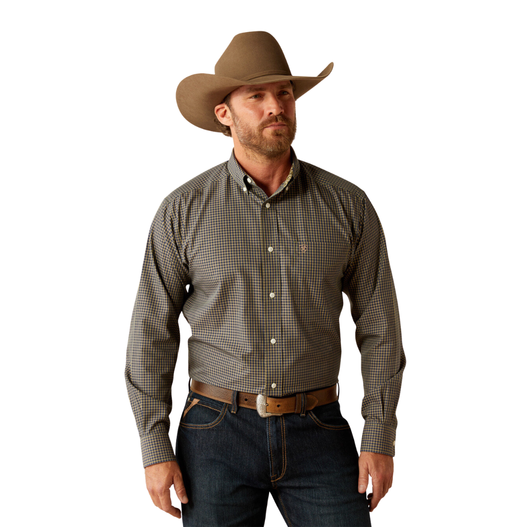 Ariat Men's Ferris Navy Shirt