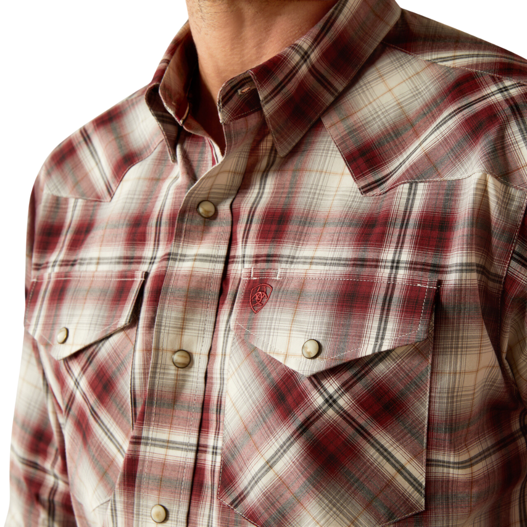 Ariat Men's Pro Walt Snap Red Shirt