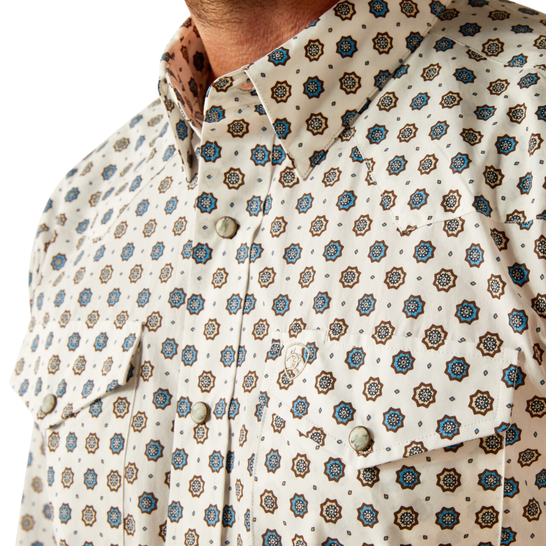 Ariat Men's Warren Snap White Shirt