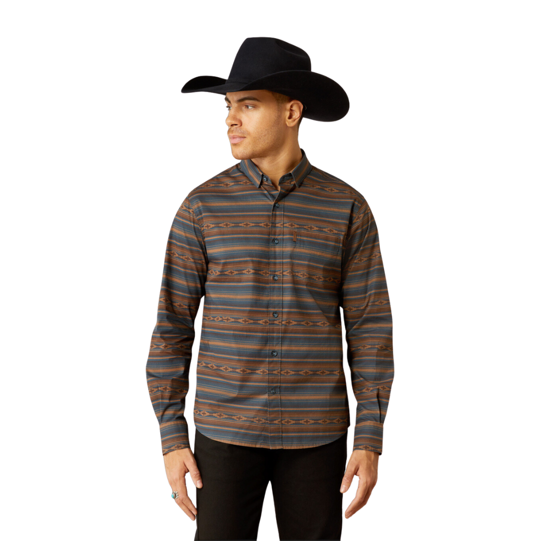 Ariat Men's Mayor Turquoise Shirt