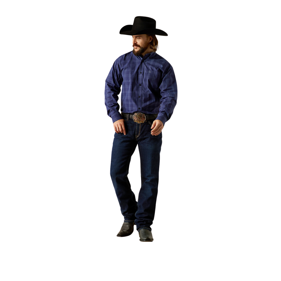 Ariat Men's Pro Cash Navy Shirt