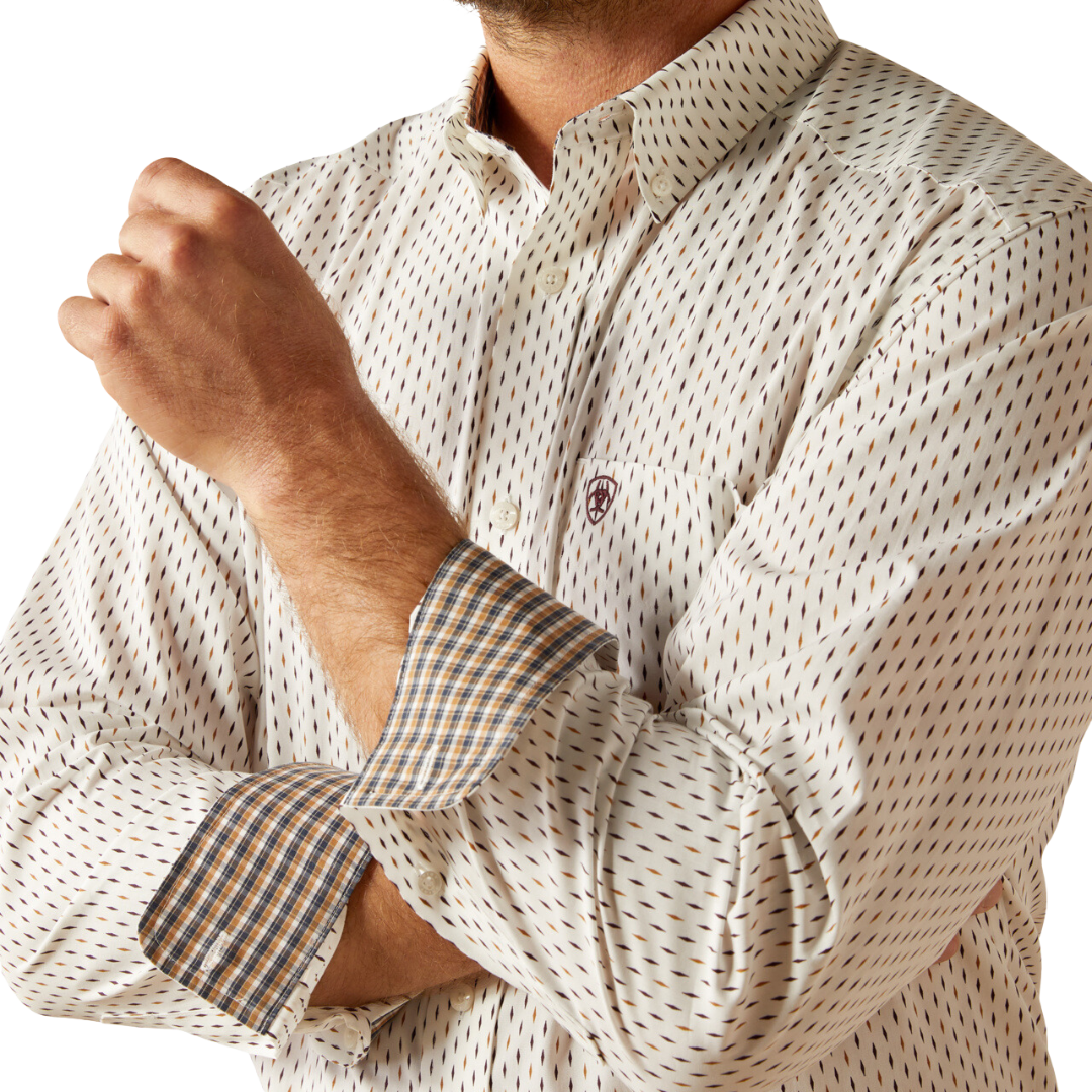 Ariat Men's Western White Shirt