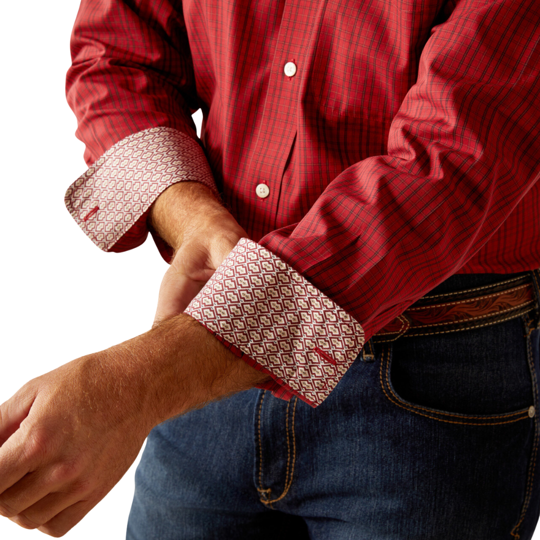 Ariat Men's Ian Red Shirt