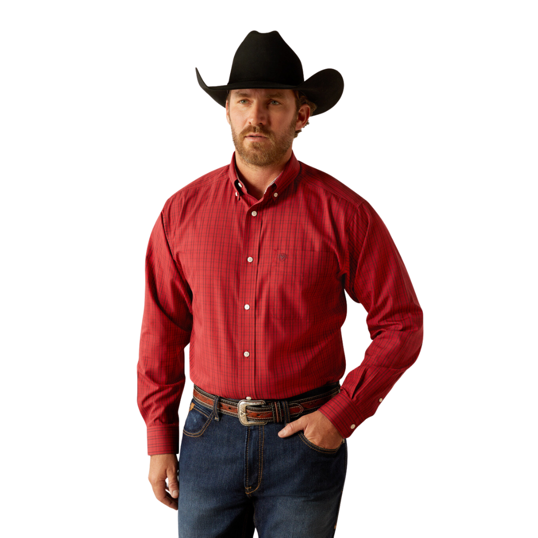 Ariat Men's Ian Red Shirt