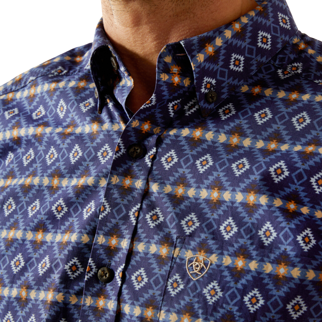 Ariat Men's Connor Navy Shirt