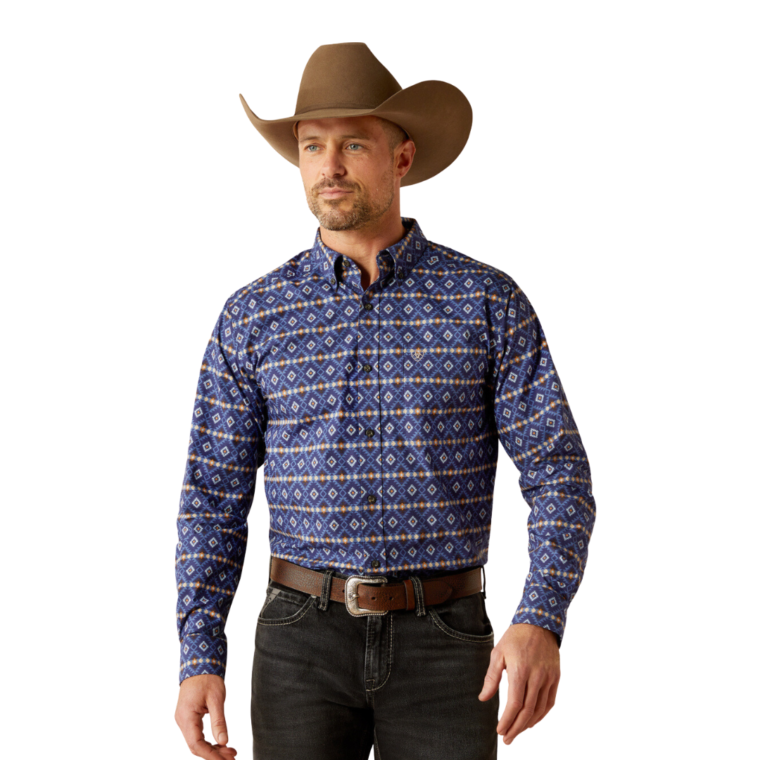 Ariat Men's Connor Navy Shirt
