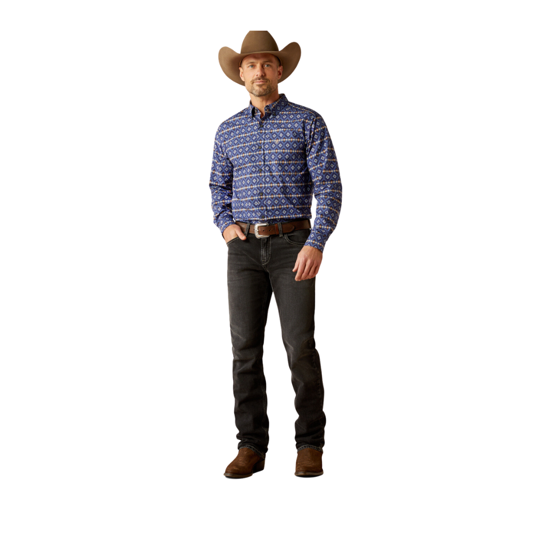 Ariat Men's Connor Navy Shirt
