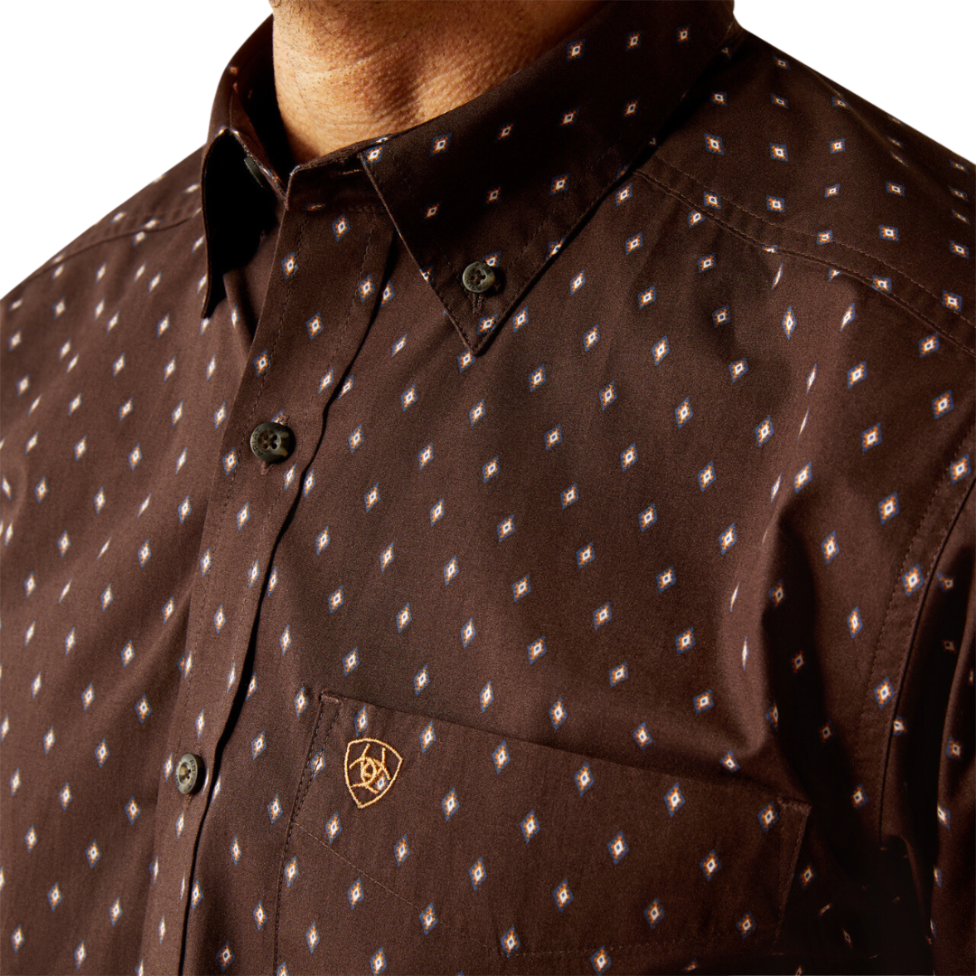 Ariat Men's Chance Brown Shirt