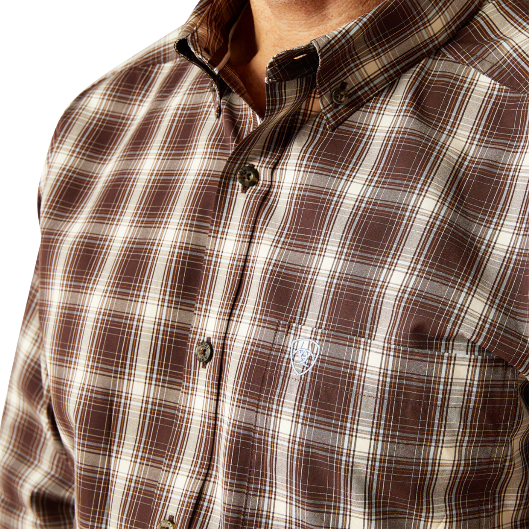 Ariat Men's Pro Carson Brown Shirt