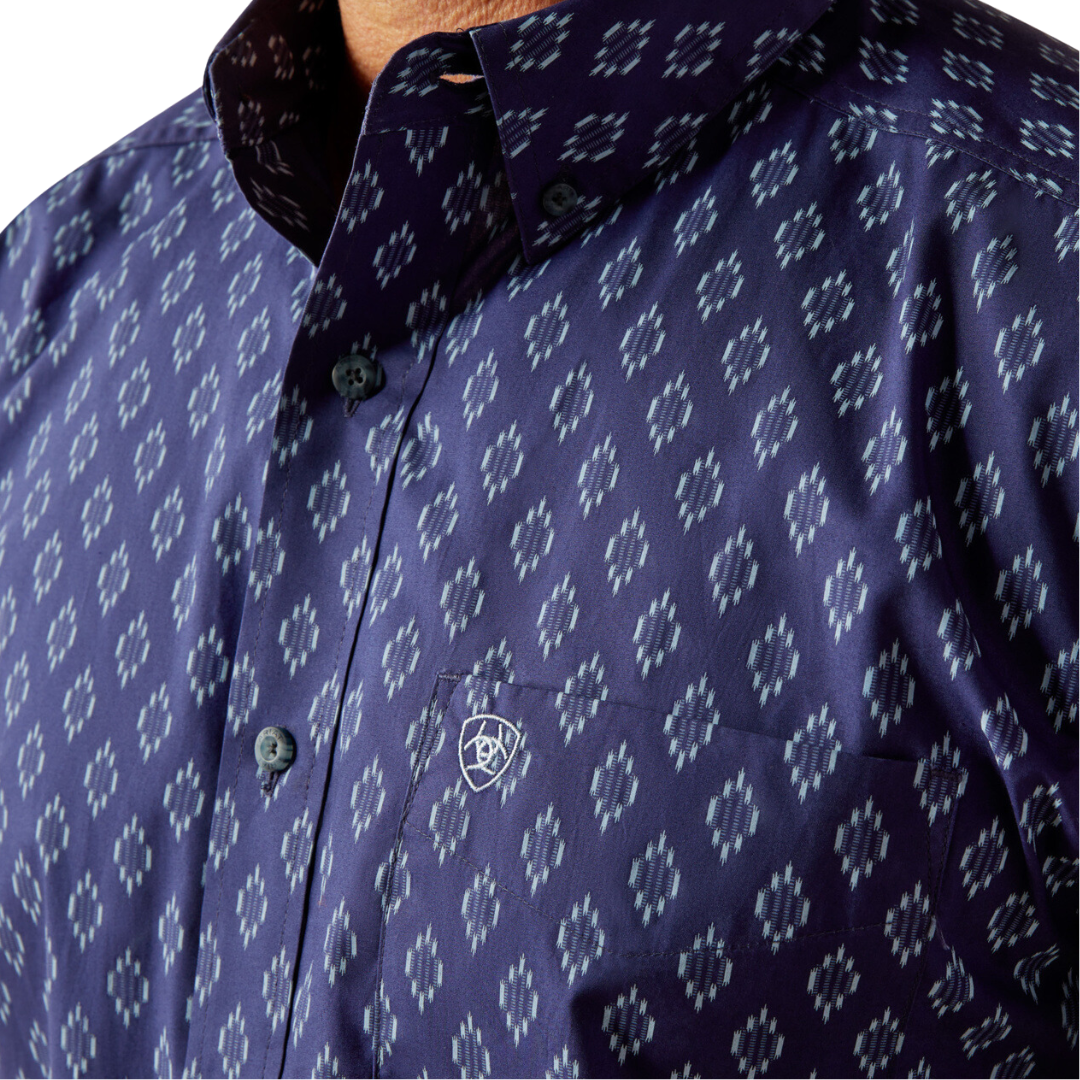 Ariat Men's Cade Navy Shirt