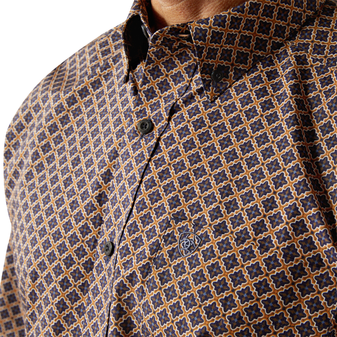 Ariat Men's Crawford Navy Shirt