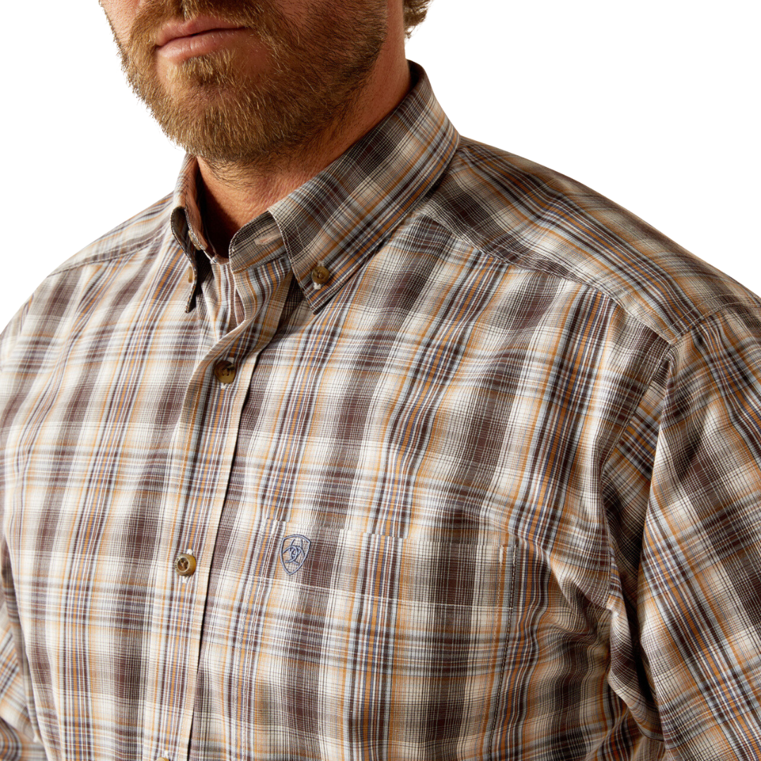 Ariat Men's Pro Casen Brown Shirt