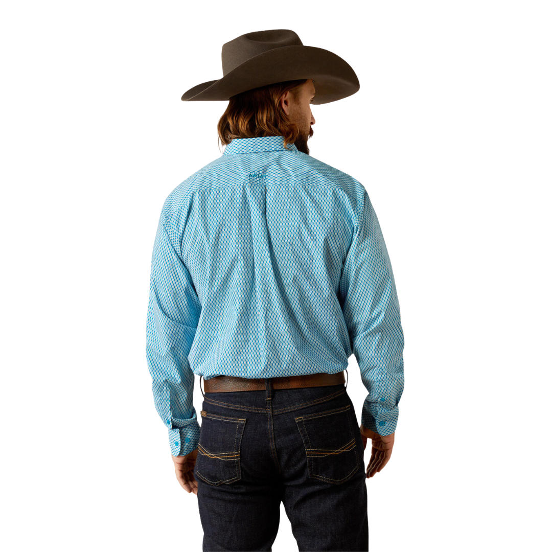 Ariat Men's Johnson Blue Shirt