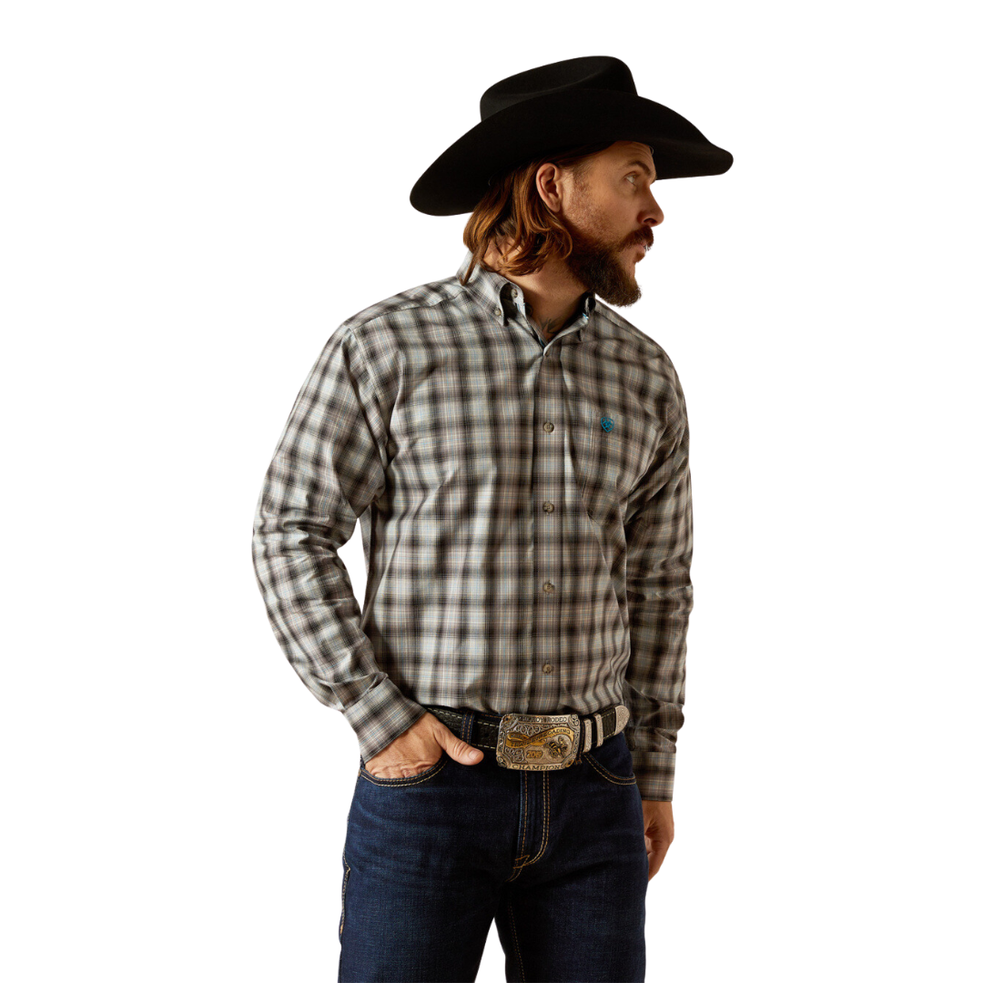 Ariat Men's Pro Jamison Grey Shirt