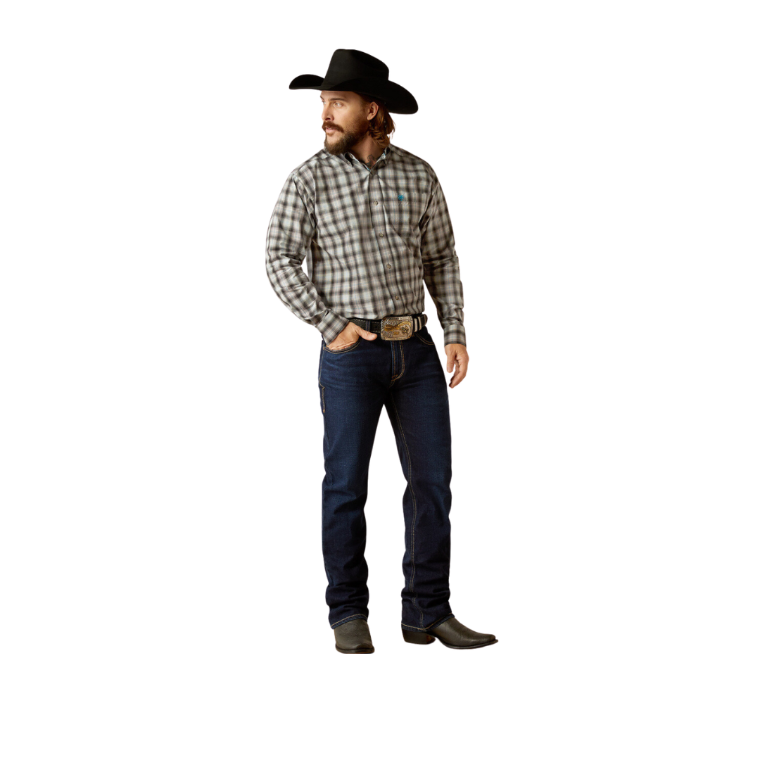 Ariat Men's Pro Jamison Grey Shirt