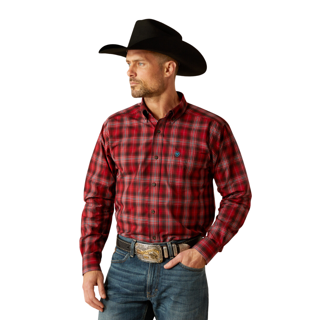 Ariat Men's Pro Jude Red Shirt